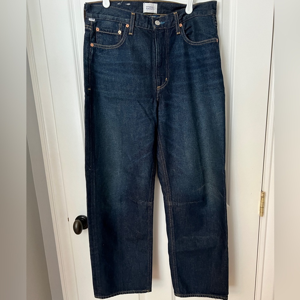 Citizens Of Humanity Dark Blue Relaxed Jeans